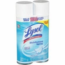 Disinfectant Spray, Crisp Linen, 19oz, 2/PK