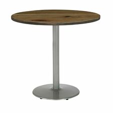 Table, Round, BarHeight, 30"x30"x38", SR Frame/Natural