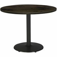 Table, Round, CafeHeight, 42"x42"x29", BK Frame/Chesapeake