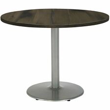 Table, Round, CafeHeight, 30"x30"x29", SR Frame/Barnwood