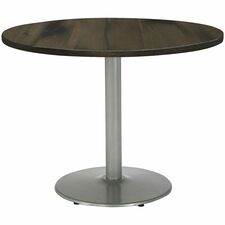 Table, Round, CafeHeight, 42"x42"x29", SR Frame/Barnwood