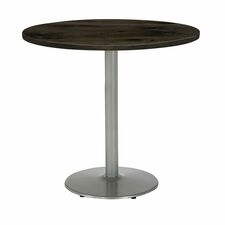 Table, Round, BarHeight, 42"x42"x38", SR Frame/Barnwood