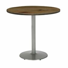 Table, Round, BarHeight, 42"x42"x38", SR Frame/Natural