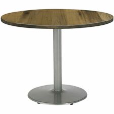 Table, Round, CafeHeight, 42"x42"x29", SR Frame/Natural
