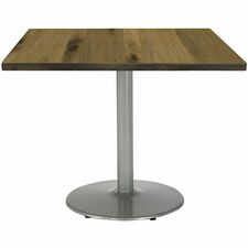 Table, Square, CafeHeight, 42"x42"x29", SR Frame/Natural