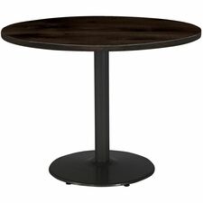 Table, Round, CafeHeight, 30"x30"x29", BK Frame/Espresso