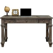 Desk, Writing, 3 Drawers, 54"x27"x30", Weathered Dove