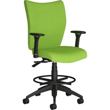 Stool, w/Arms/Footring, Polyester, 25"x26"x61-1/2", BE