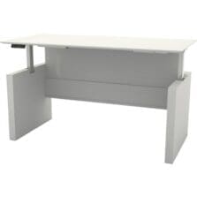 Desk, Straight, Hght-Adj, 72"x36"x29-1/2"-47-1/4", Text Sea Salt