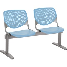 Chair, 2 Seater, Polypropylene, 47"x22"x31", SBE Back/Seat
