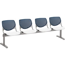 Chair, 4 Seater, Polypropylene, 95"x22"x31", NY Back/WE Seat