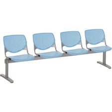 Chair, 4 Seater, Polypropylene, 95"x22"x31", SBE Back/Seat