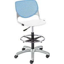 Stool, Perf Back, Poly, 23-6/10"x22"x47-1/3", SBE Back/WE Seat