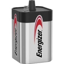 Battery, Lantern, 6 Volt, Energizer, Alkaline, Silver