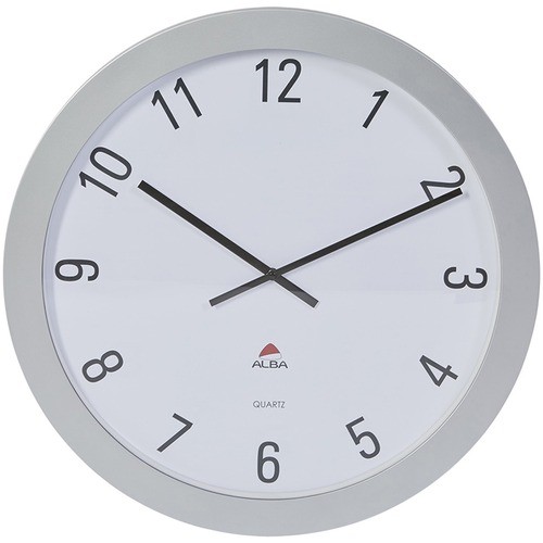 Clock, Giant, Wall, Quartz, 23.6"x1.96", Black/White
