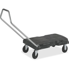 Triple Trolley, Standard-duty, 500 lb Cap, 20-1/2"x32-1/2", BK