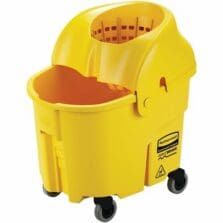 Bucket, w/Wringer, WaveBrake, 35Qrt, 16-3/4"x20"x20-1/2", YW