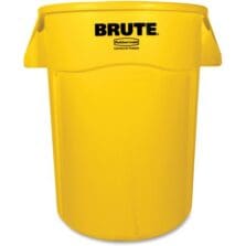 Waste Container, Brute, w/Handles, 44 Gallon, Yellow