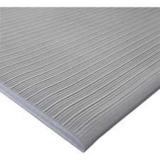 Anti-fatigue Mat, 3/8" Vinyl Foam, 3'x5', Gray