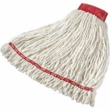 Wet Mop, Antimicrobial, Shrinkless, 24oz, 5" Headband, 6/CT, WE