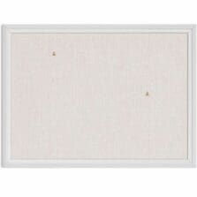 Bulletin Board, Linen, 18"x3/4"x24", Natural