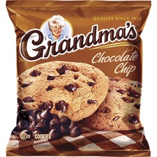Cookies, Chocolate Chip, 2.5 oz, 60/CT, Brown/Black