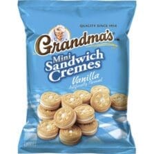 Cookies, Mini Sandwich Cremes, Vanilla, 2.12 oz, 60/CT, Blue