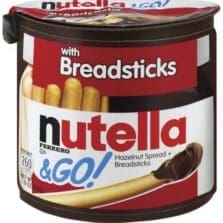 Hazelnut Spread Snack, w/ Breadsticks, 1.8 oz, 12/BX, Multi