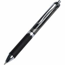 Pen, Gel, Retractable, 0.7mm, 1 DZ, Black Ink/Grip/Accents