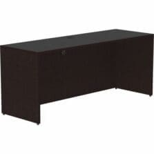Credenza Shell, Laminate, 72"x24"x29-1/2", Espresso