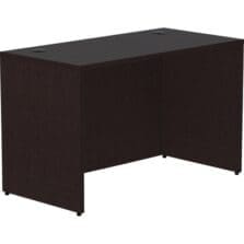 Desk Shell, Rectangular, 48"x24"x29-1/2", Espresso
