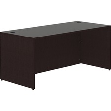 Desk Shell, Rectangular, 66"x30"x29-1/2", Espresso