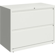 Lateral File, 2-Drawer, 36"x18-5/8"x28", White