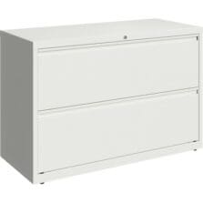 Lateral File, 2-Drawer, 42"x18-5/8"x28", White