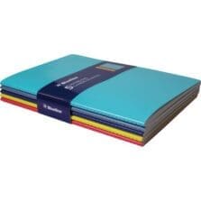 Notebooks, Soft Cover, 64 Pages, 8-1/2"x11", 5/PK, AST