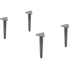 Sectional Base, Single, Metal, 4-1/2"x9-3/4"x1-1/2", 4/ST, GY