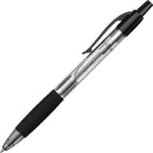 Gel Pen, 0.7mm Point, Retractable, 1 DZ, Black