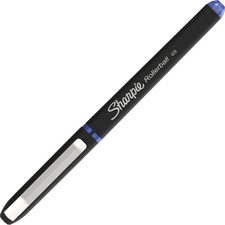 Rollerball Pen, 0.5mm Point, 3/10"Wx3/10"Lx7"H, 4/PK, Blue