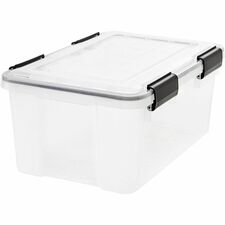 Storage Tote, 19 Quart, 17-1/2"x11-3/4"x7-9/10", 6/CT, CL