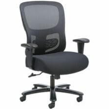 Task Chair, Big&Tall, Mesh Back, 30-1/3"x30-1/3"x42-9/10", BK