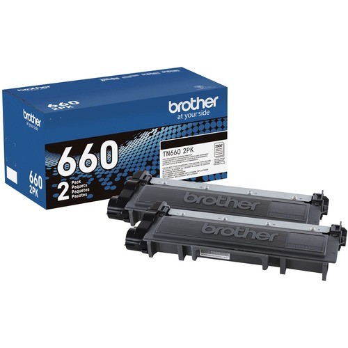 Brother HL-L2300D,2305W,2320D,2340DW,2360DW,2380DW & DCP-L2520DW,2540DW,MFC-L2700DW,2720DW,2740DW Standard Yld Black Toner Cartridge 2-Pk (2,600 Yield Ea)