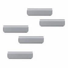 Clip, Magnetic, 2-3/8"Wx5/8"H, 10/PK, Silver