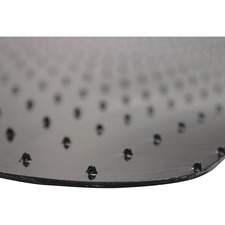 Chairmat, Low Pile, 45"Wx53"Lx3/5"H, Black