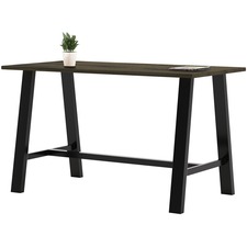 Table, w/ Wood Top, 36"Wx72"Lx41"H, Woodgrain