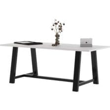 Table, Midtown, 36"Wx84"Lx30"H, White