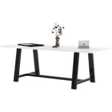 Table, Midtown, 36"Wx96"Lx30"H, White
