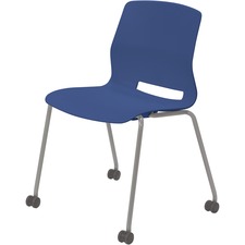 Chair, Armless, 4-leg, Casters, 22"x19-7/10"x31-7/10", NY