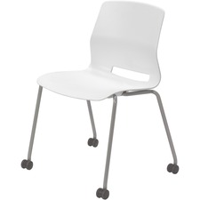 Chair, Armless, 4-leg, Casters, 22"x19-7/10"x31-7/10", WE
