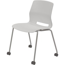 Chair, Armless, 4-leg, Casters, 22"x19-7/10"x31-7/10", LGY