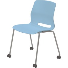 Chair, Armless, 4-leg, Casters, 22"x19-7/10"x31-7/10", SBE